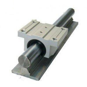 TBR园柱直线导轨铝托轴承光轴圆柱直线滑块TBR16 20 25 30