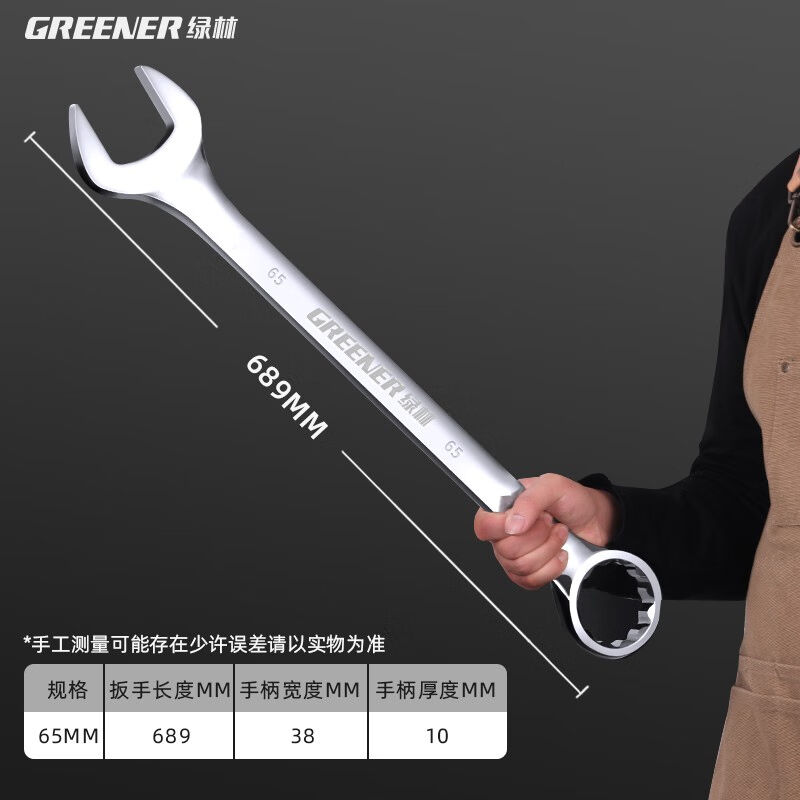 GREENER/扳手呆梅开两用梅花/扳手绿林呆34(大4开口规格36扳手)