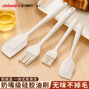 日本食品级硅胶油刷耐高小刷子温烧烤刷厨房专用烙饼婴儿辅食烘焙