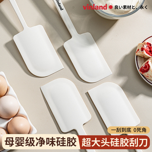 硅胶刮刀烘焙铲食品级工具耐高温铲子一体式软刮板大号蛋糕专用