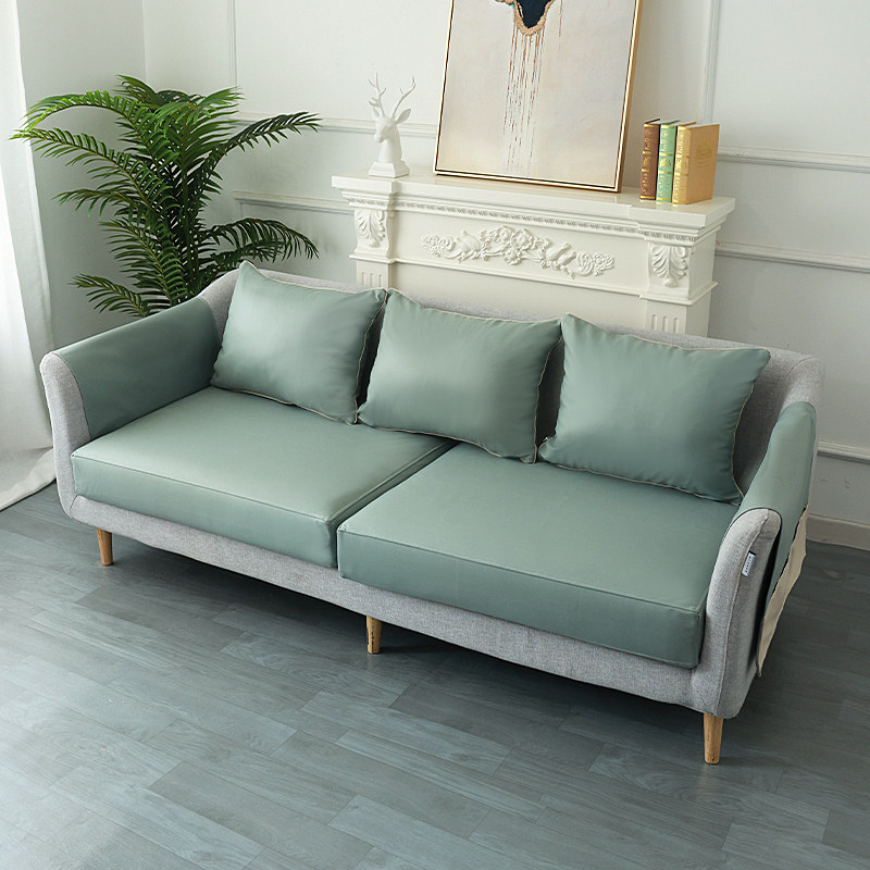 简约防水科技布沙发套罩笠全包卍能套防猫抓四季通用坐垫套子定制