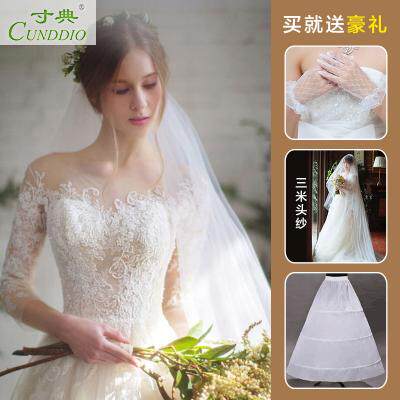 一字鱼尾婚纱修身高腰主纱海边小拖尾旅拍简约星空2018长拖尾显瘦在类目 女装/女士精品, 婚纱/旗袍/礼服, 婚纱中 - 来自Buy2taobao.com提供专业的淘宝代购服务