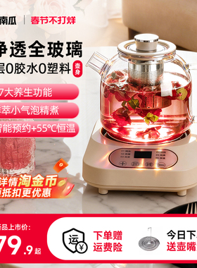 小南瓜养生壶多功能家用小型办公室全自动电炖养生杯煮茶器花茶壶