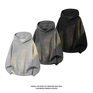 港风白底大码 新款 简约连帽卫衣M 特P35 2026 HW26006 春季