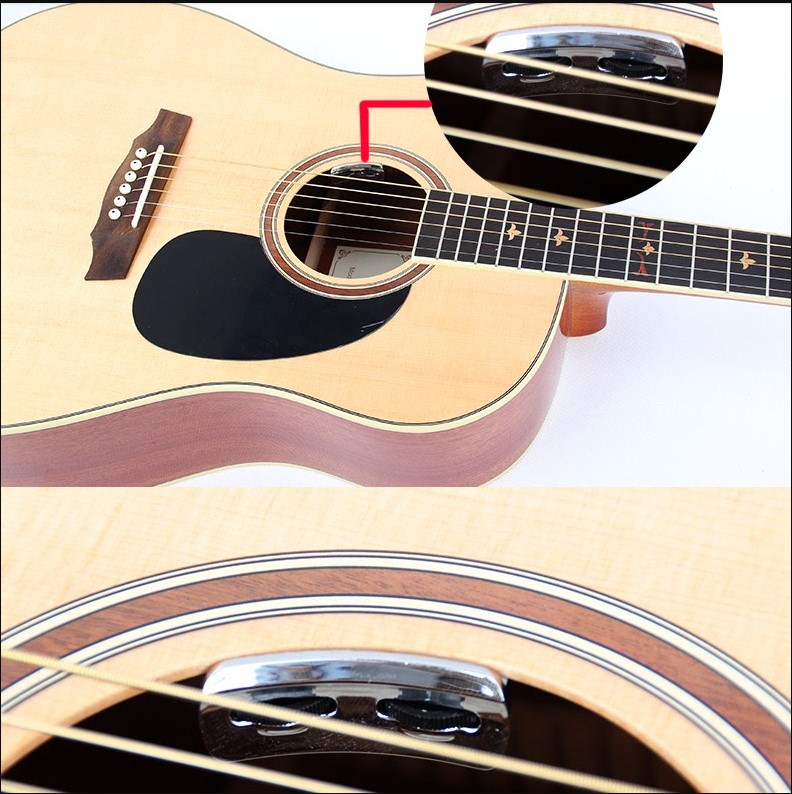 丽声LSM GB550A GB260SL GB220D民谣吉他古典尾钉压感打板拾音器