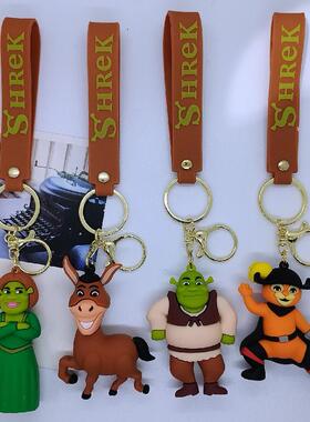 Shrek Silicone Keychain Schoolbag Pendant Halloween Toy Cost
