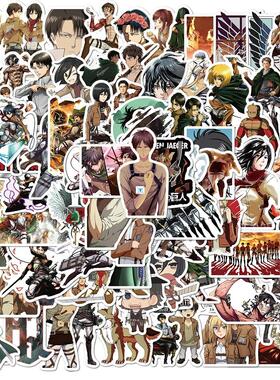 100Pcs/Set Attack on Titan Anime Sticker Cartoon Sticker