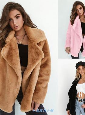 2019 women long fur coat jacket ladies winter coats jackets