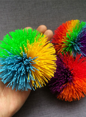 Anti-Stress 6cm/9cm Rainbow Fidget Sensory Ball Baby Funny S