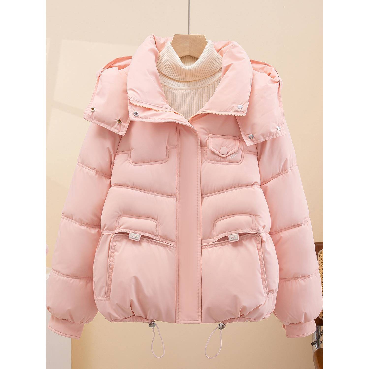 今年流行羽绒棉服女2025冬季新款爆款棉服加厚棉袄短款保暖外套潮