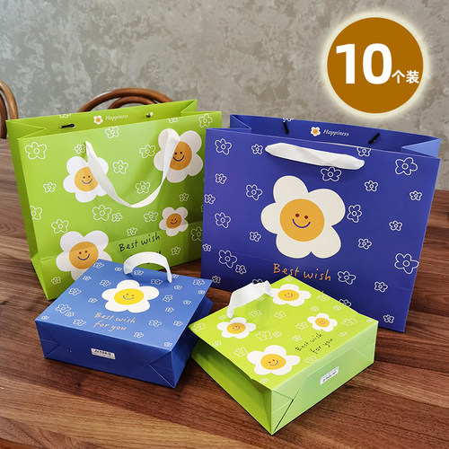 精彩包装白卡加厚纸袋工厂直营店