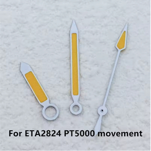 eta2824 pt st2130五十寻手表指针表针NH34 NH35 NH36白边绿夜光