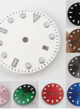 ETA2824 NH35 水鬼表盘29mm字面适合机械手表改装SW200 MIYOTA