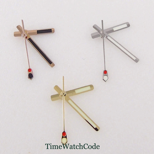 SPR SKX 表针适合NH35 NH36 7S26 4R35 金/玫金/银 绿夜光