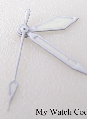 飞行员白色箭针手表表针指针适合NH35 NH36 NH70 7S26 4R35