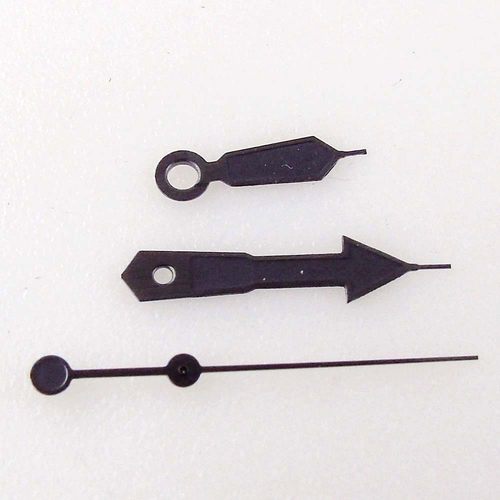 全黑手表指针黑武士表针NH35 NH36 7S26 4R35 NH70 NH72 无夜光