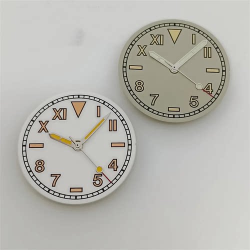 ETA2824 NH35 复古罗马字加州表盘29MM适合ST2130 PT MIYOTA 绿光