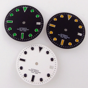 ETA2824 2836 PT5000 28.5mm 手表水鬼表盘适合NH35 NH36 NH70