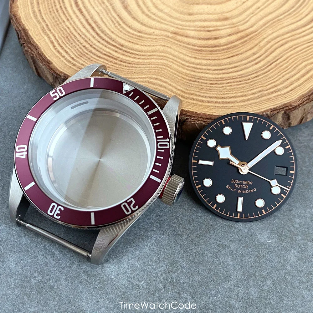 改装黑湾手表壳配件适合NH35 NH36 ETA2824 PT5000 30.5mm字面