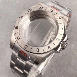 ETA2824 NH35 NH34 2892 手表表壳24小时钢圈防水钢带微调扣