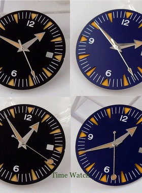 ETA2824 NH35 MIYOTA 手表表盘31mm字面日历无标面表针配件