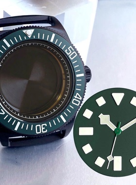 黑色钛表壳土豆表壳42mm适用NH34 NH35 ETA2824 PT 200米防水