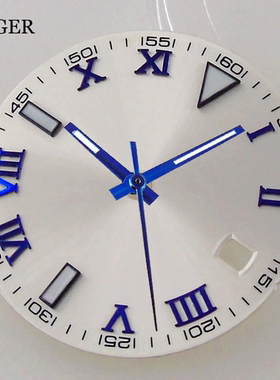 29mm蓝色罗马字Datejust指针适用NH35A Miyota 8215 ETA2824 PT