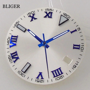 29mm蓝色罗马字Datejust指针适用NH35A Miyota 8215 ETA2824 PT