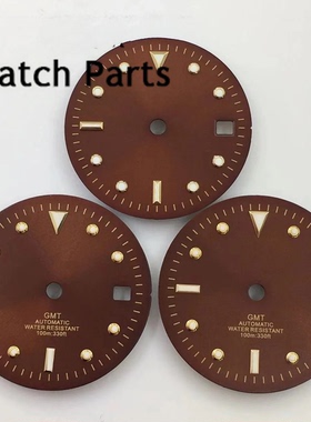 29mm咖啡表盘金钉NH34 NH35 ETA2824 2836 MIYOTA MINGZHU 3804
