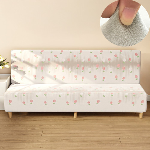 无扶手折叠沙发床套罩弹力通用