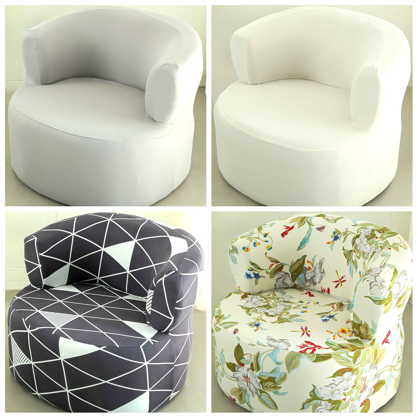 2025小单人沙发套罩四季一半截扶手矮靠背儿童U形化妆椅懒人独个,居家布艺,沙发套,淘宝优惠券,粉丝福利购,淘宝优惠卷