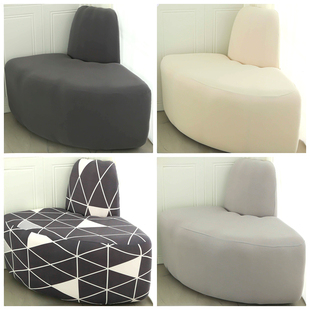 2025四季通用无扶手单人沙发套罩全包保护拐角转角异形小矮尖盖布