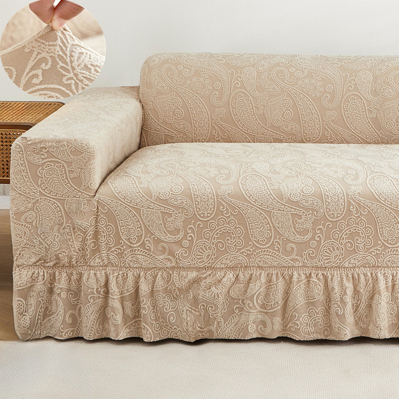 2026高端加厚通用直排沙发套罩全包老式一二三人皮梳化巾复古盖布