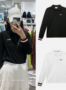 奥莱特价Wilson威尔胜女网球长袖上衣短裙W241001GPL21｜韩国直邮