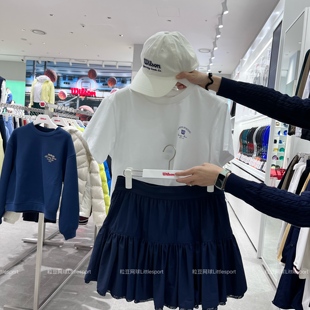 奥莱特价 Wilson威尔胜女网球短袖短裙帽子套装｜韩国直邮
