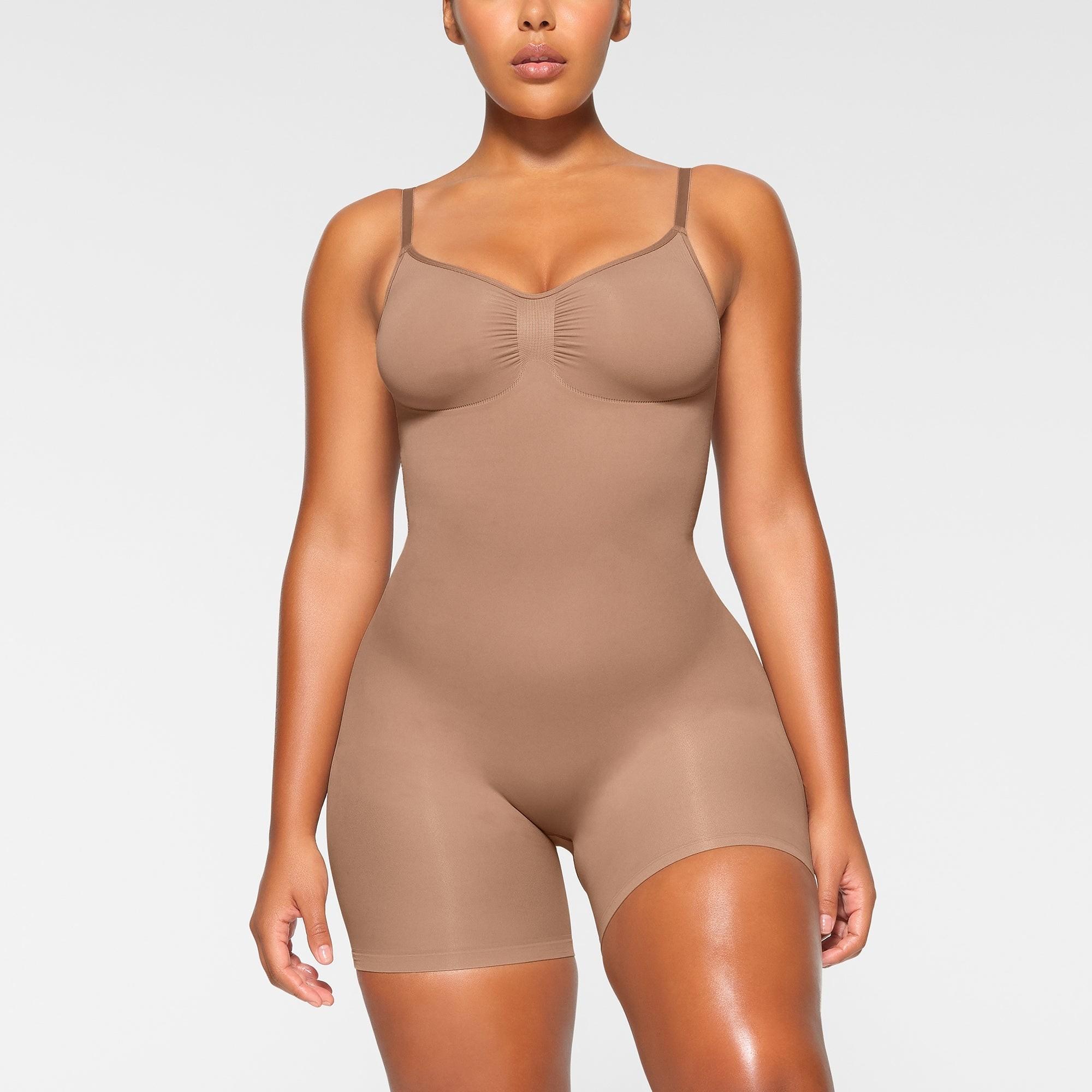 BODYSUIT 卡戴珊同款连体塑身衣包胸平角细肩带收腹连体束身衣