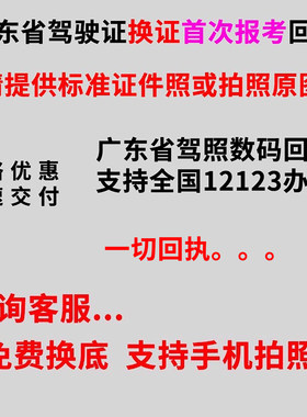 驾校报考驾照换证数字相片图像号