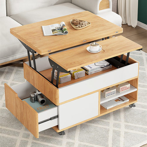 多功能简约升降茶几餐桌两用