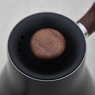 素止 温控壶盖子手拿Fellow泰磨鱼smart木质套件手冲壶胡桃