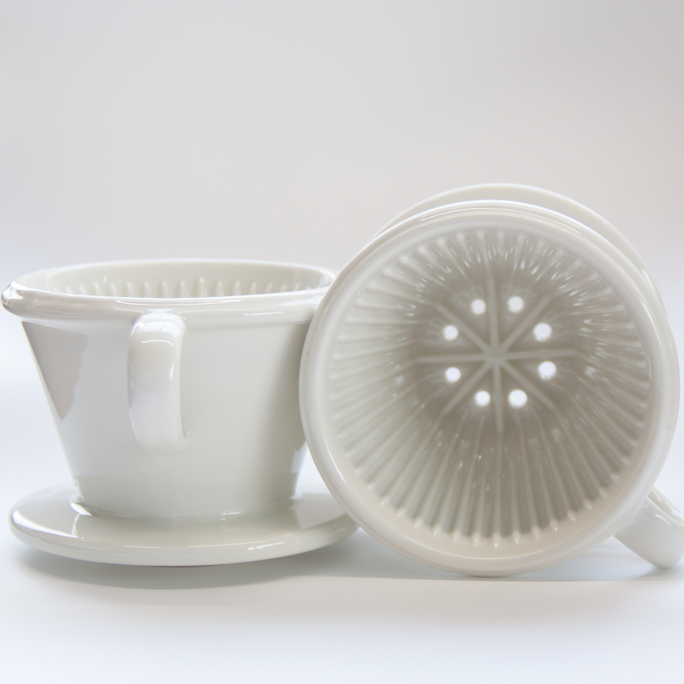 素止 八孔滤杯 101 102手冲咖啡滤杯蛋糕滤杯陶瓷lili滤杯meilita