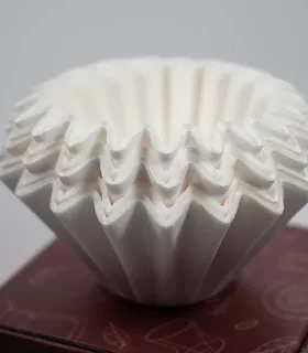 素止 Xbloom手冲咖啡蛋糕型滤纸波纹木制纤维过滤滴漏滤纸