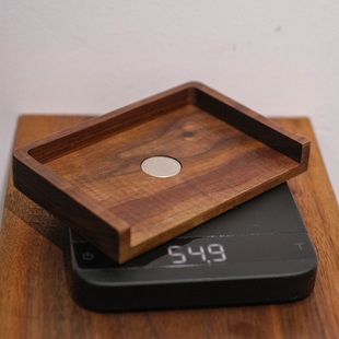 素止 Acaia Lunar电子秤 半包围北美黑胡桃木隔热板