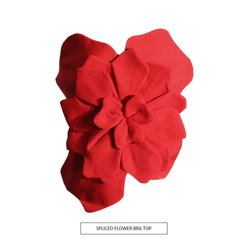 时尚辣妹风气质抹胸2025设计感立体花朵修身显瘦短款上衣背心吊带,女装/女士精品,背心吊带,淘宝优惠券,粉丝福利购,淘宝优惠卷