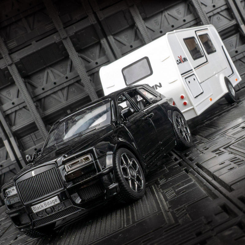 劳斯库里南越野豪华房车合金莱斯汽车模型声光儿童玩具车