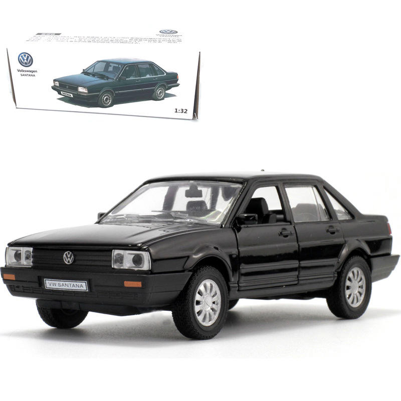 新款 1:32大众桑塔纳普通款 合金汽车模型 声光玩具 1201小汽车