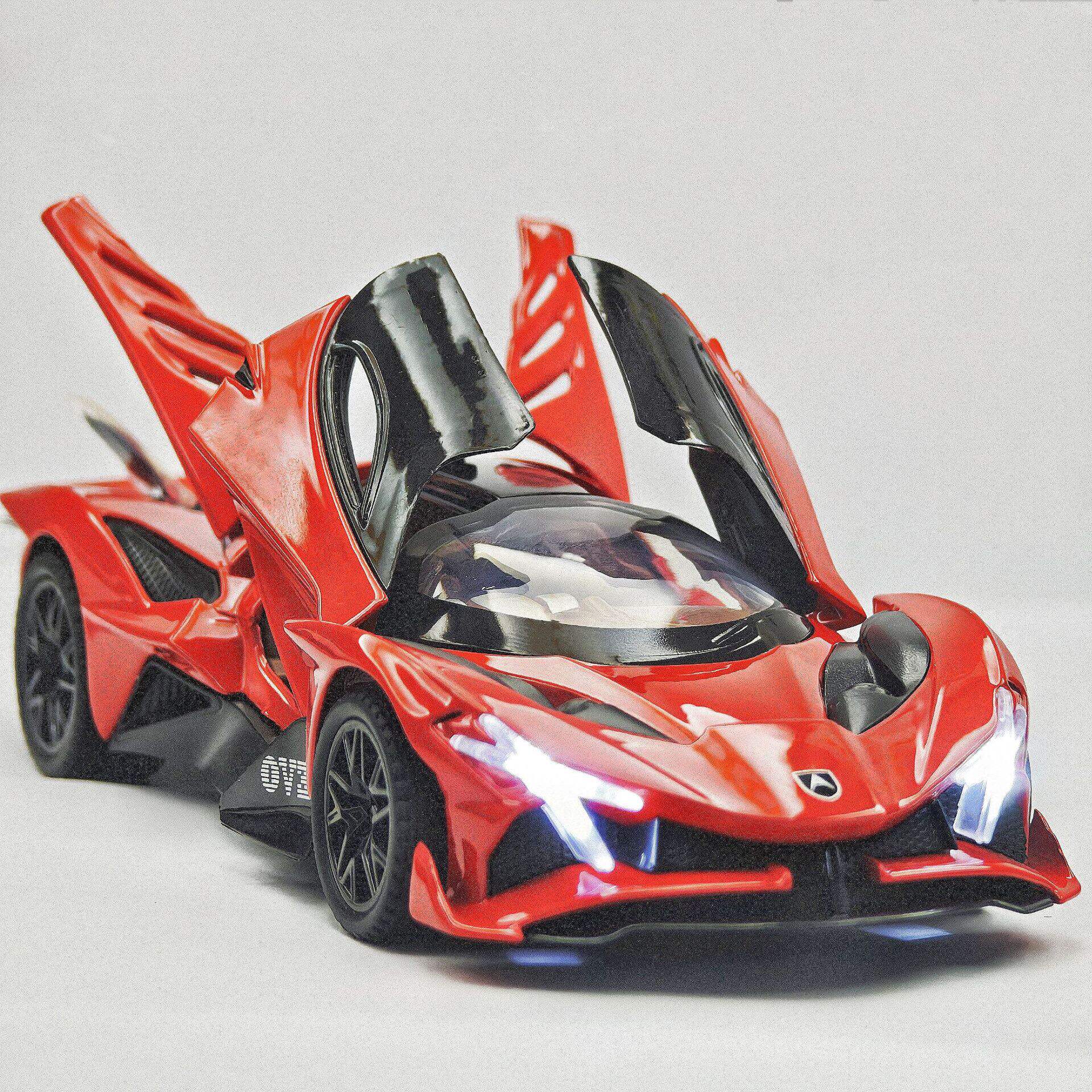 1:32仿真波罗太阳神合金车模型跑车儿童声光玩具小车收藏摆件