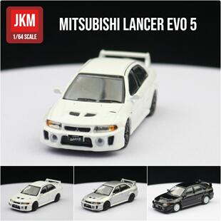 新款 全合金汽车儿童1:64玩具蓝瑟EVO五代跑车JDM静态模型摆件