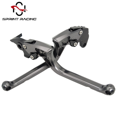 适用光阳racingX150 H150赛艇250 300改装手把柄刹车拉杆牛角配件
