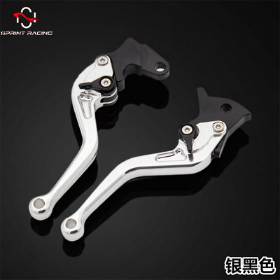 适用春风 150AURA复古踏板改装二指刹车手把拉杆牛角铝合全金配件
