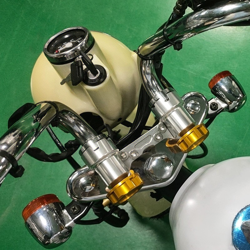 适用金城小猴子/monkey bike/DAX/查理改装方向压码车把固定配件